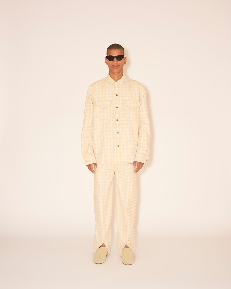 TRISTO - Patch pocket overshirt - Natural 3