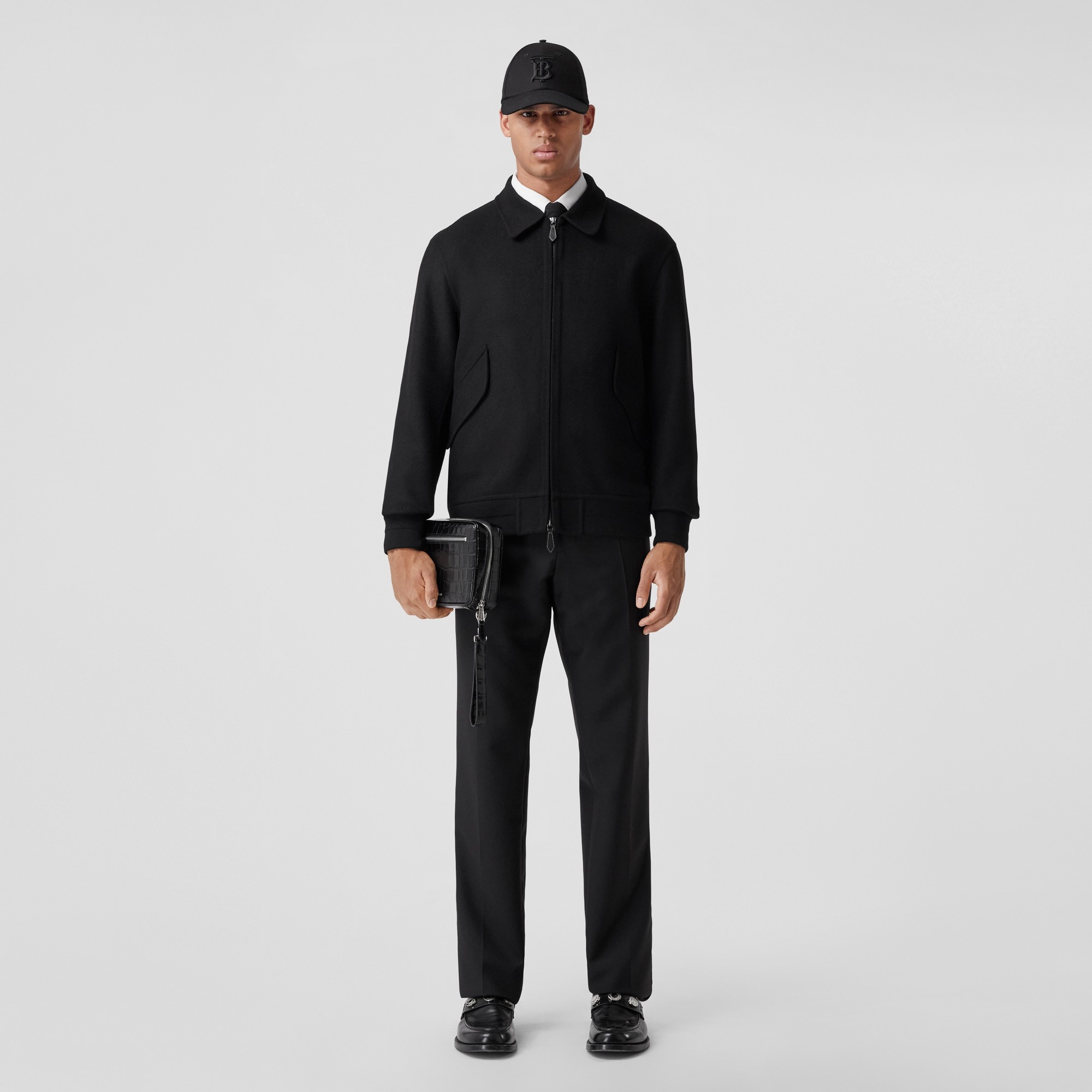 Classic Fit Wool Mohair Tailored Trousers - 2