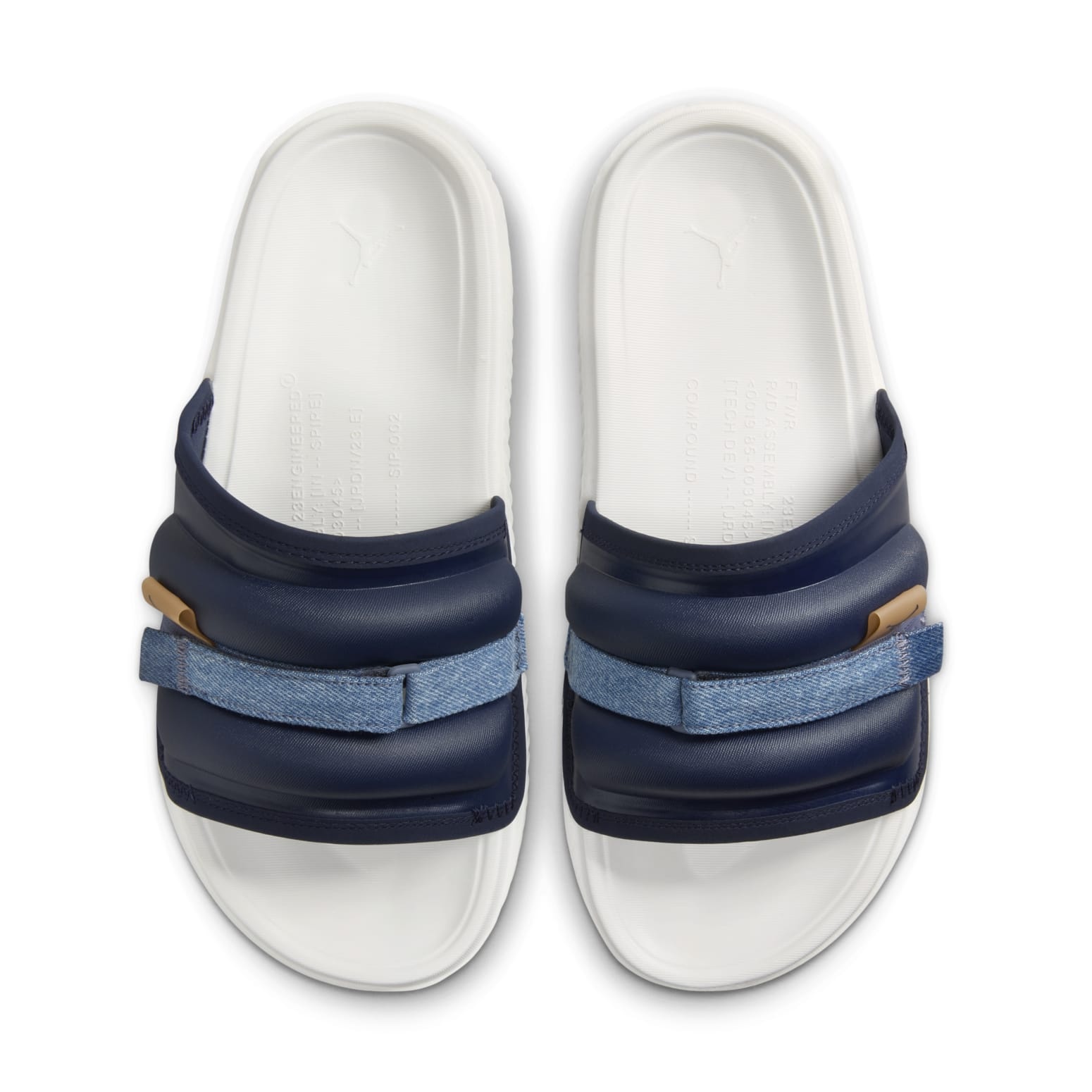Air Jordan Super Play Slides 'Obsidian Dutch Blue Brown' DM1683-404 - 4