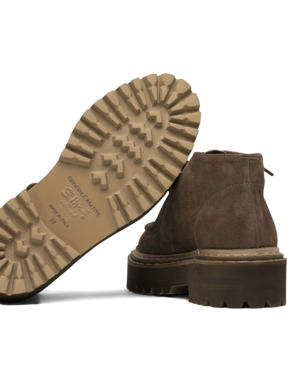 Blossom 002 lace-up suede boots - 3