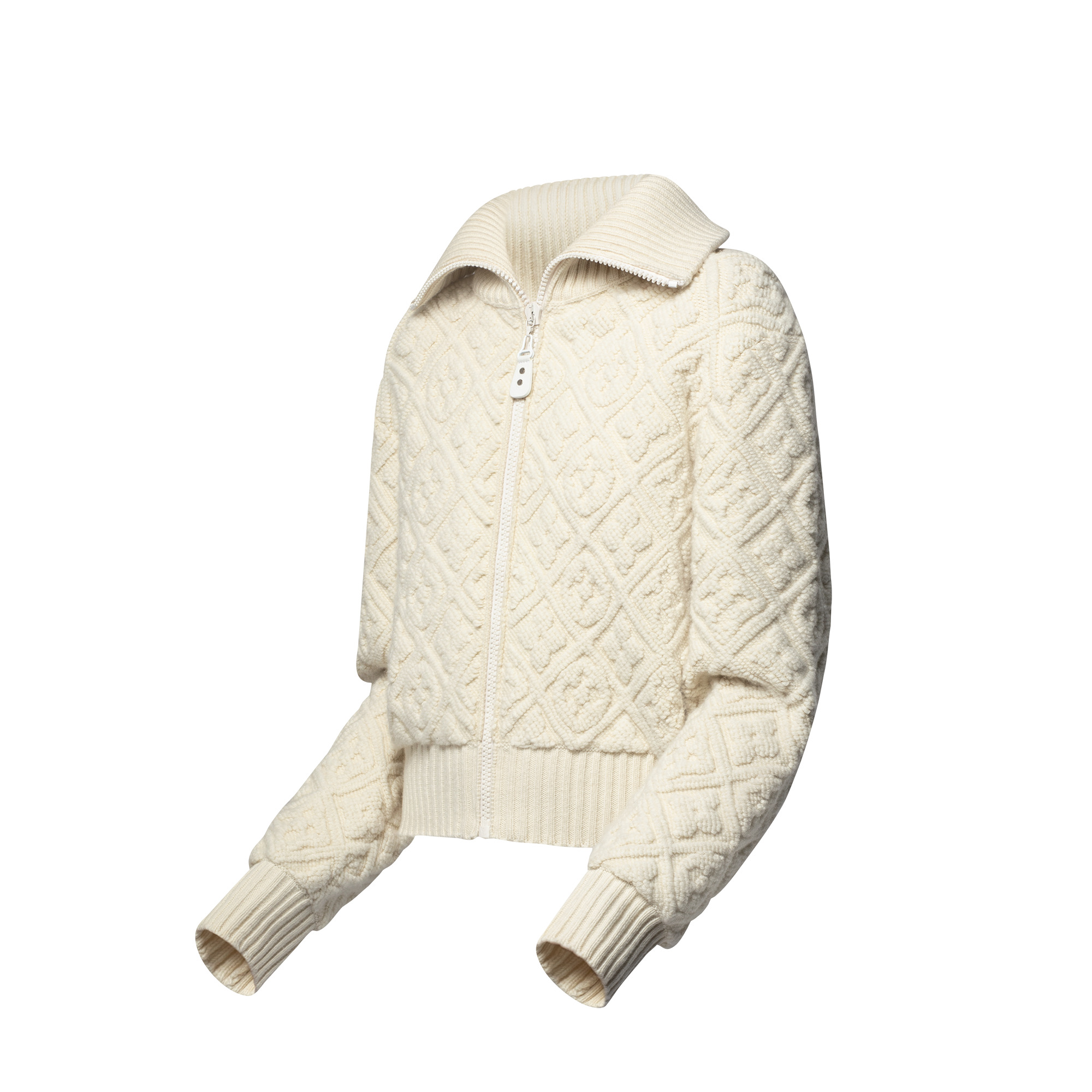 Shearling-Effect Monogram Jacket - 2