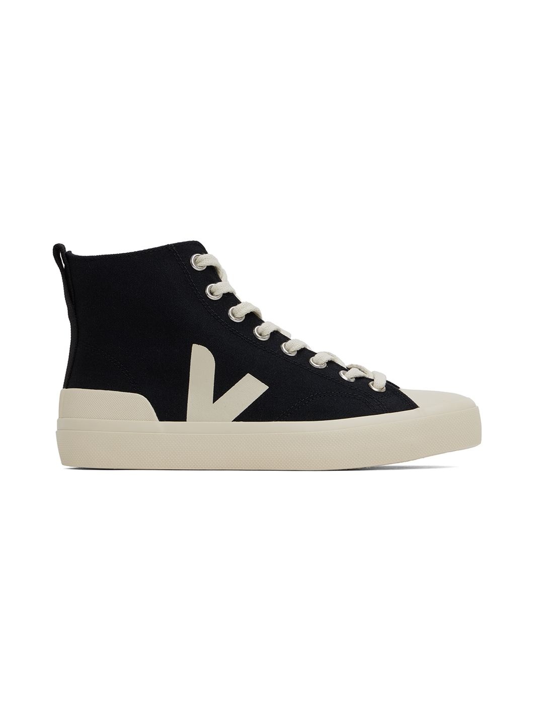 Black & Off-White Wata II Canvas Sneakers - 1