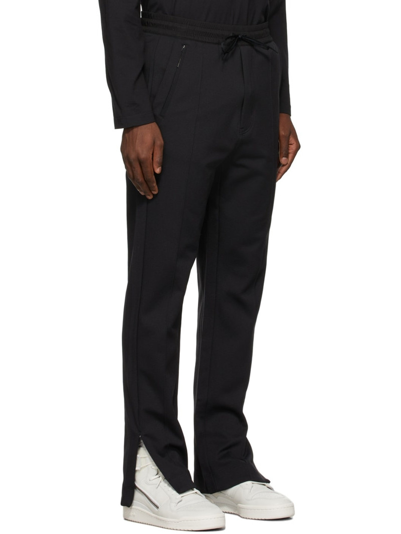 Black Straight Leg Track Pants 2