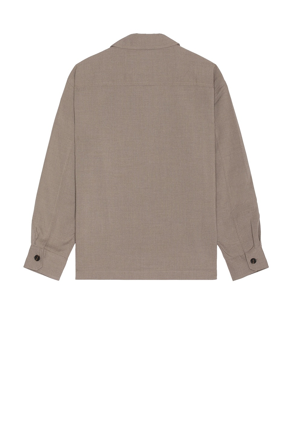 Driessen Wool Gabardine Overshirt - 2