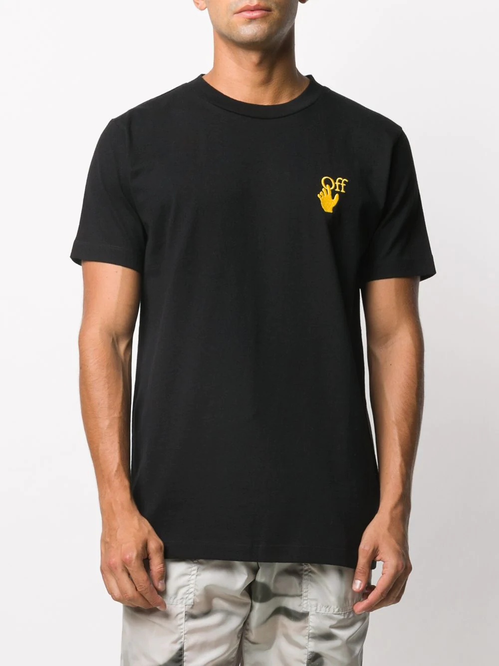 embroidered logo T-shirt - 3