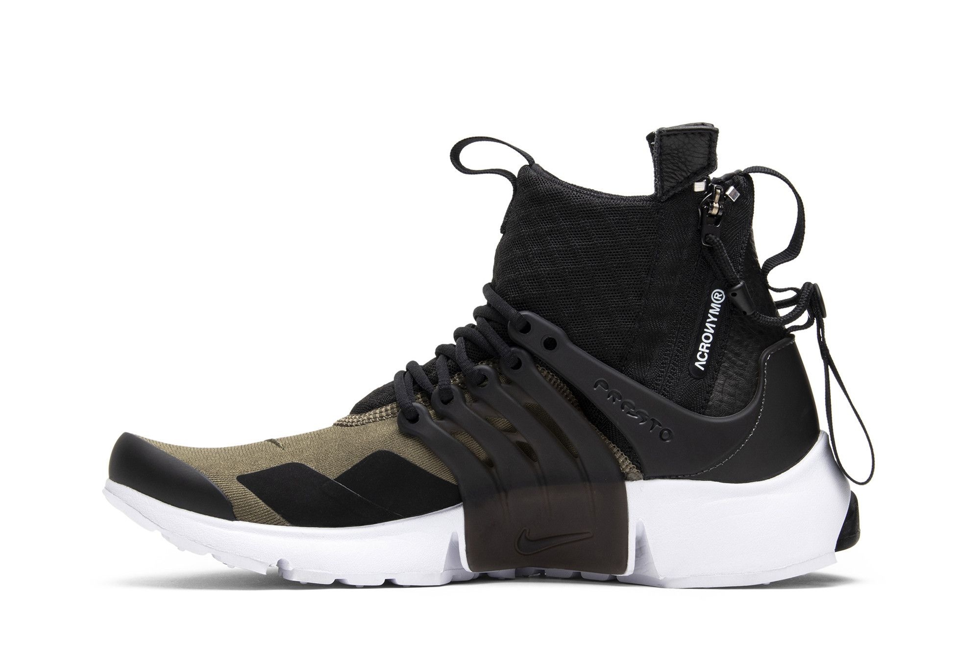 Acronym x Air Presto Mid 'Olive' - 3