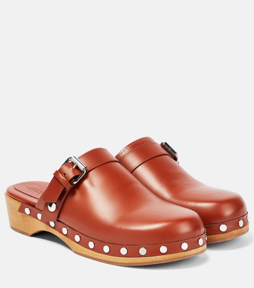 Thalie leather clogs - 1