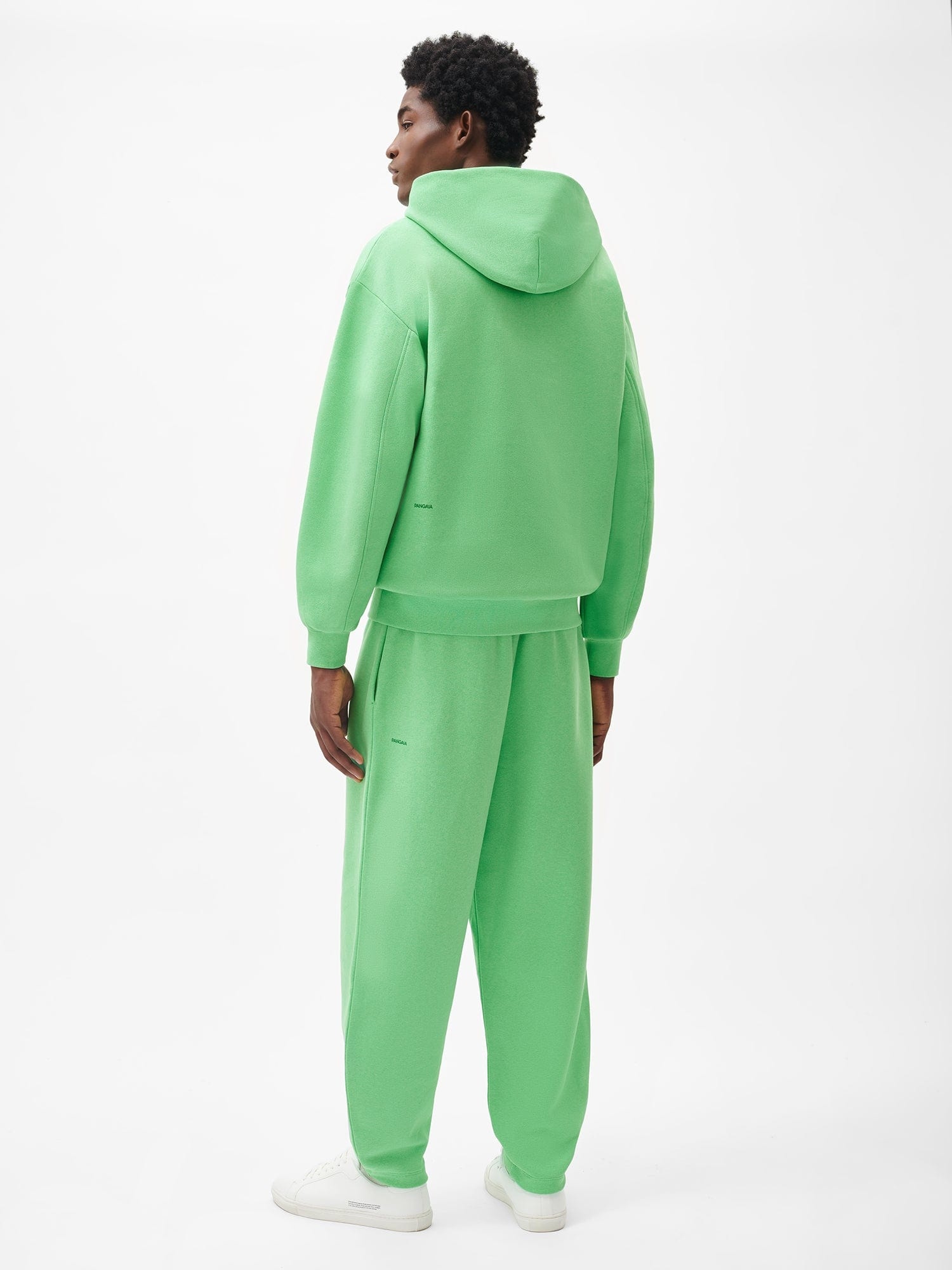 Mens Reclaimed Cotton Barrel-Leg Track Pants - Reclaim Jade - 3