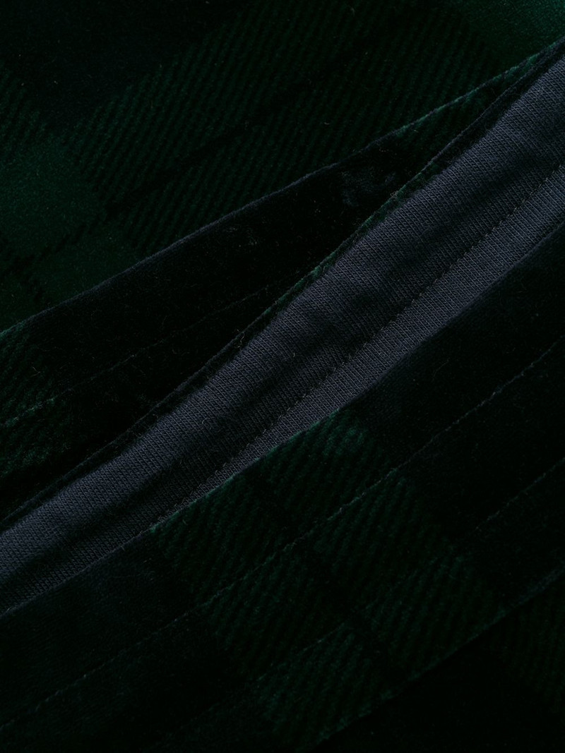 tartan print joggers 6