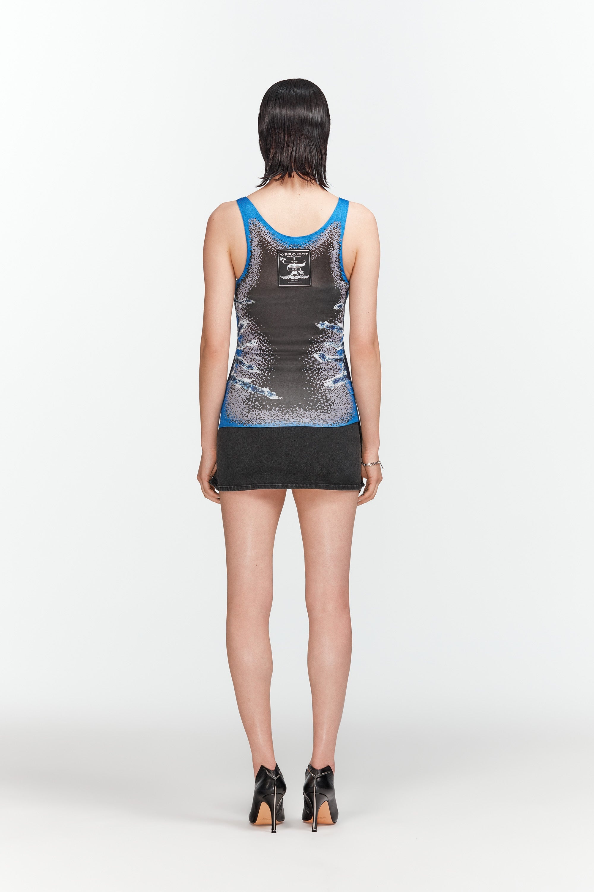 Whisker Print Tank Top - 4