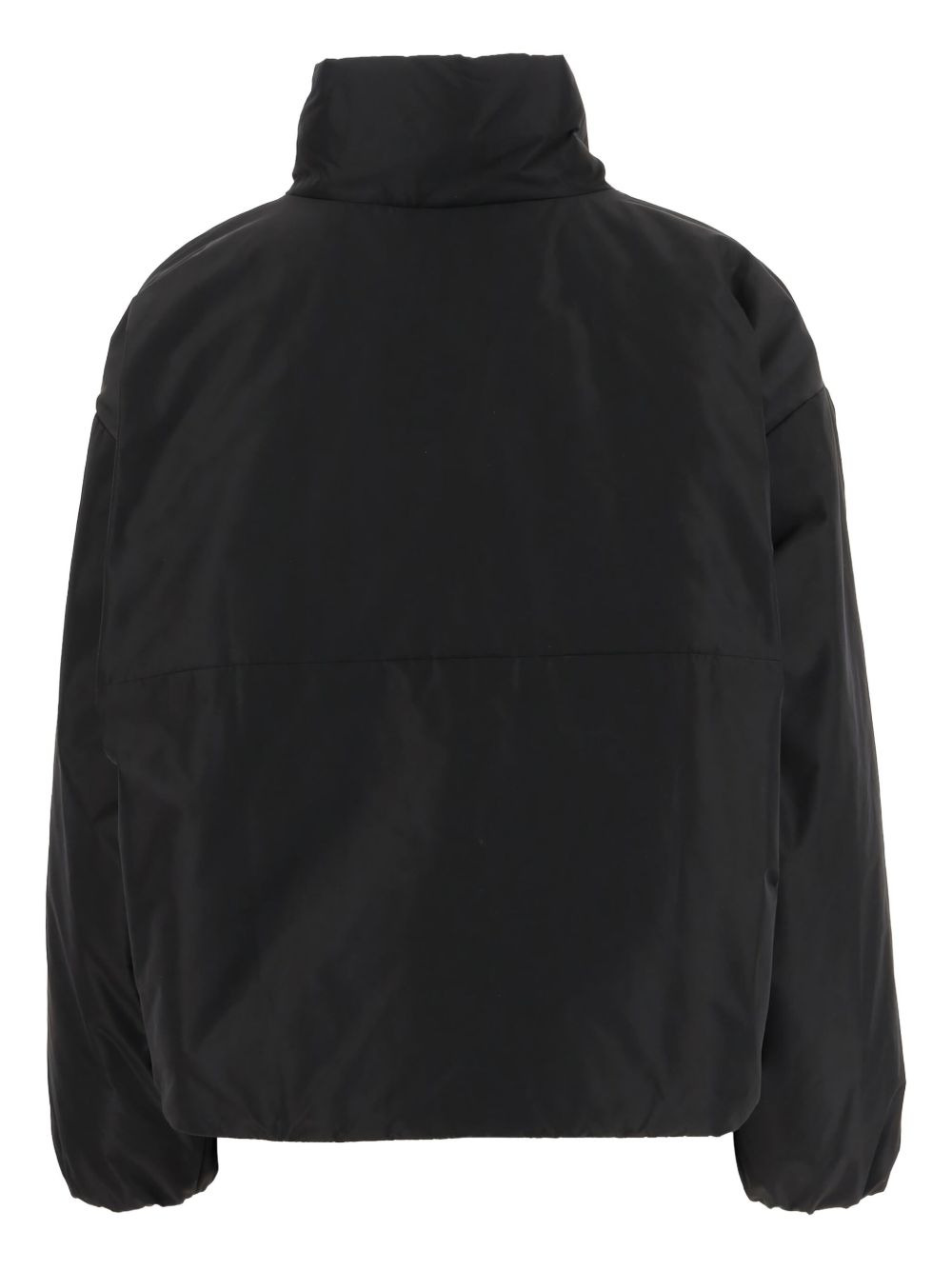 high-collar zip-front bomber jacket - 2