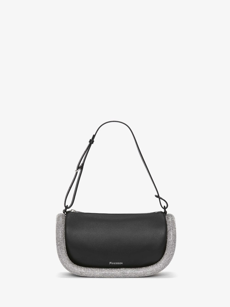 BUMPER-15 - LEATHER SHOULDER BAG WITH CRYSTAL 1