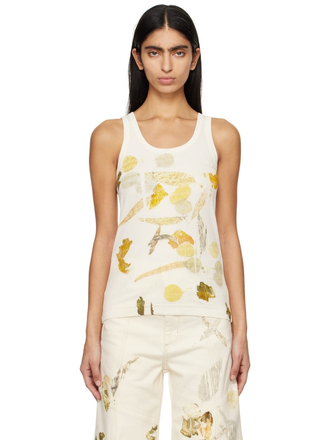 Off-White Printed Tank Top - 1