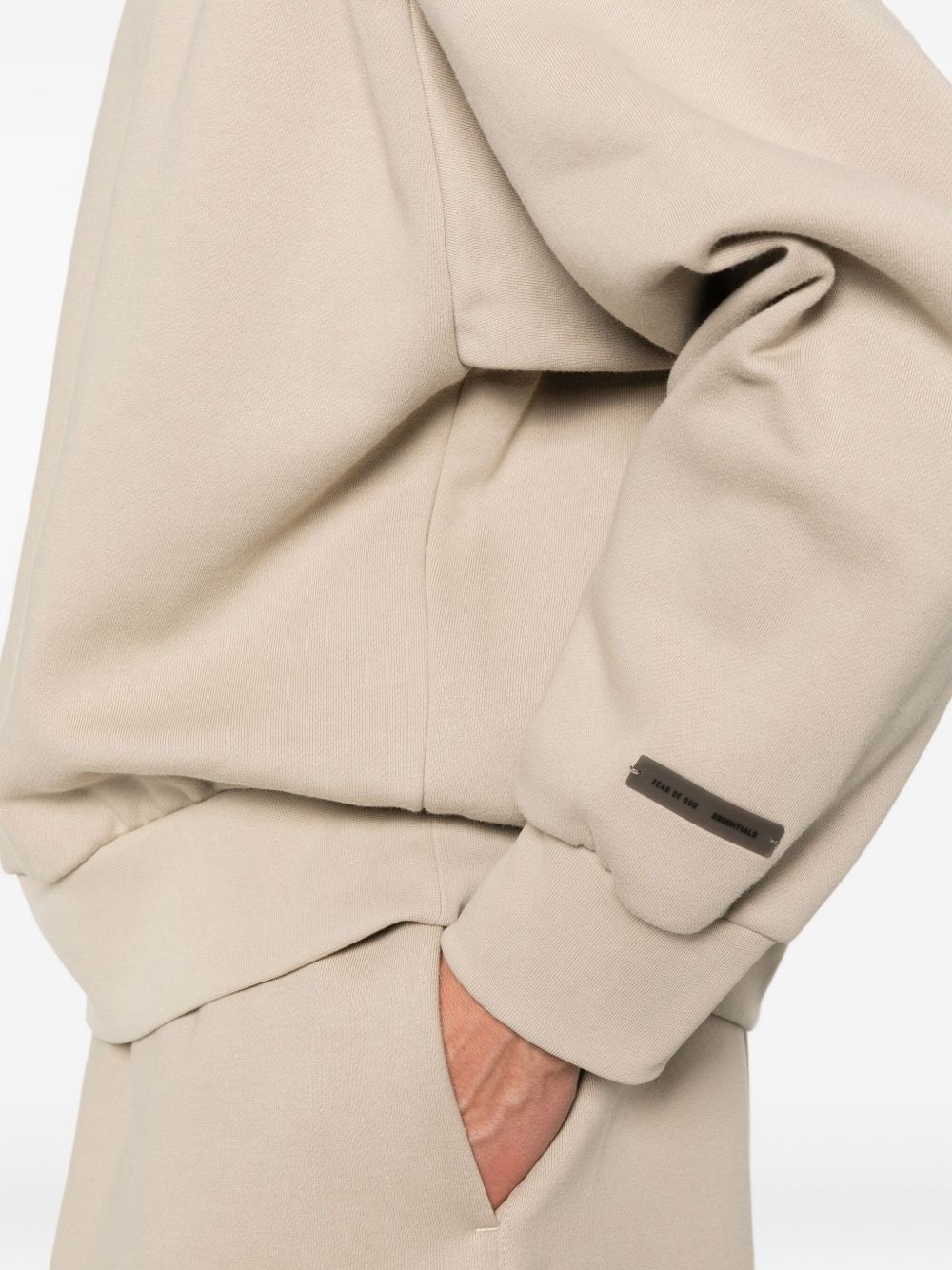 crew-neck cotton sweatshirt - 5