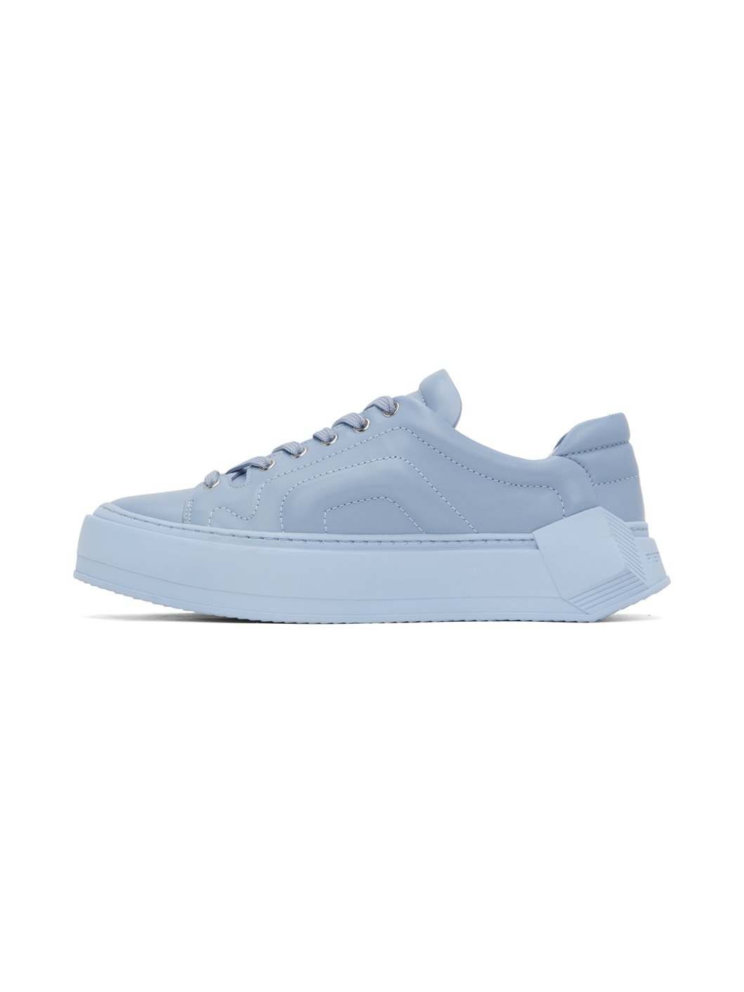 Blue Cubix Leather Sneakers - 3