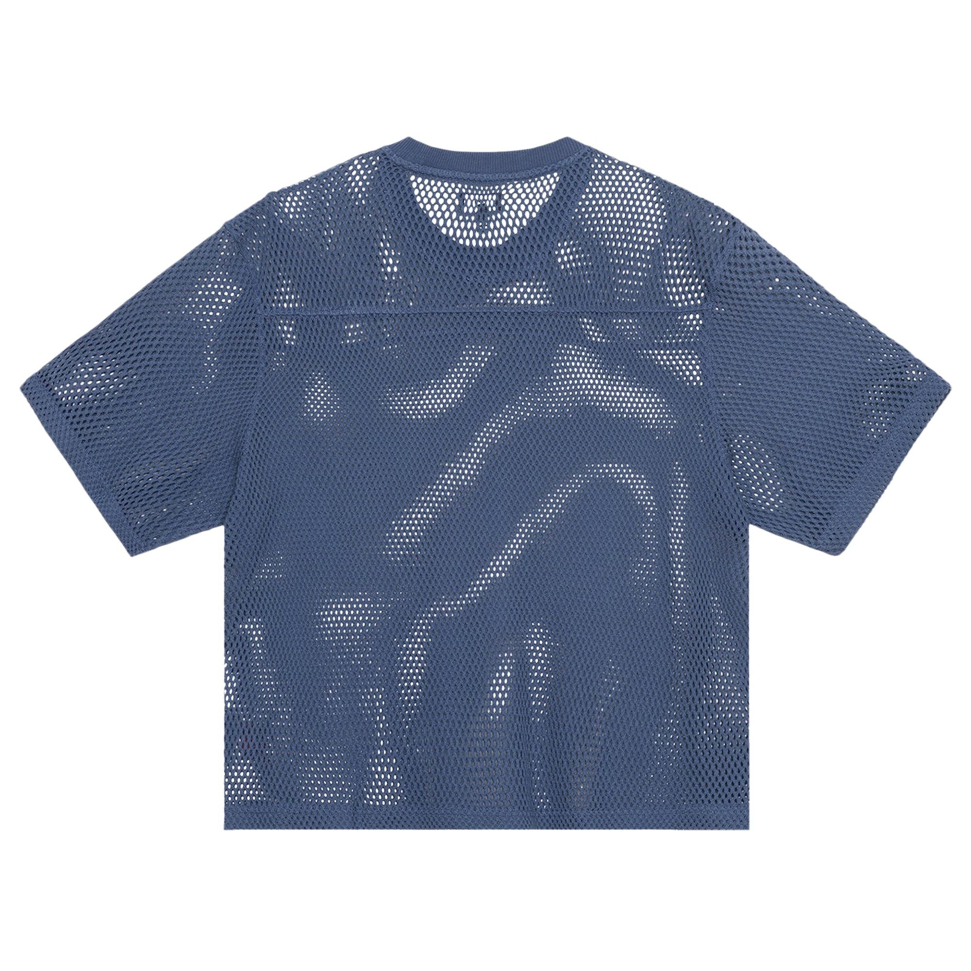 Stussy Mesh Jersey Crew 'Navy' - 2