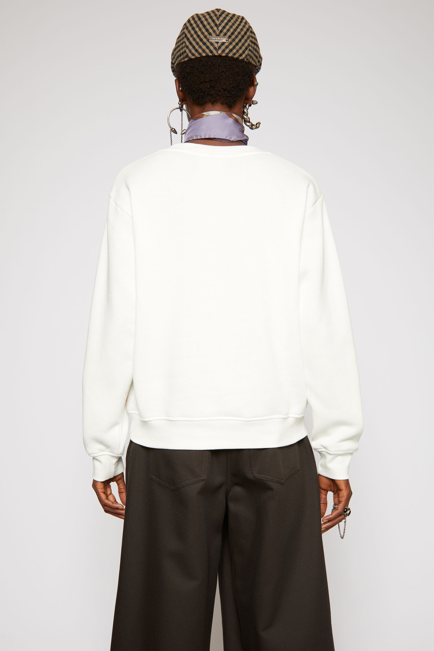 Classic fit sweatshirt optic white - 3