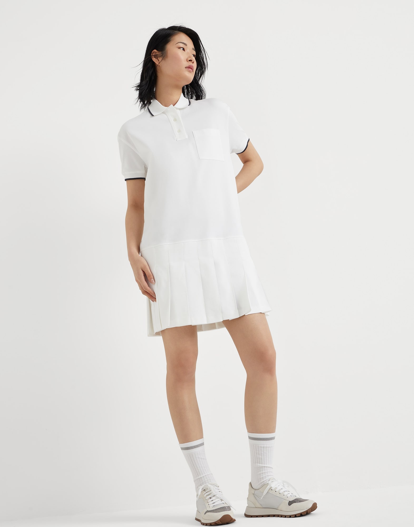 Cotton interlock dress - 4