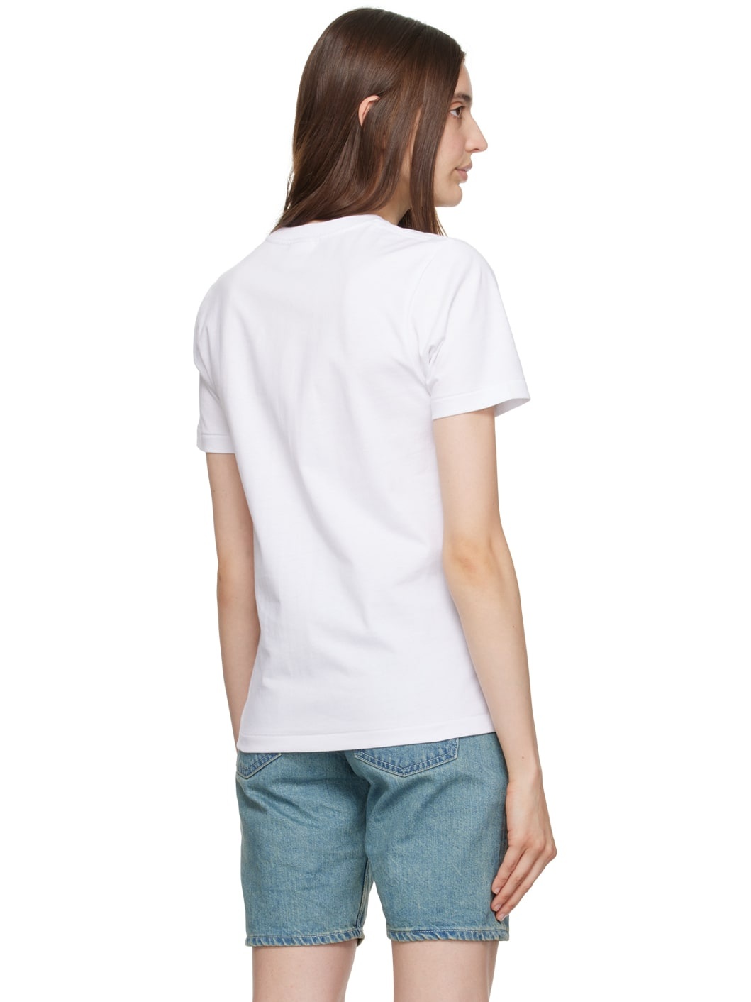 White Grid Camo Shark T-Shirt - 3