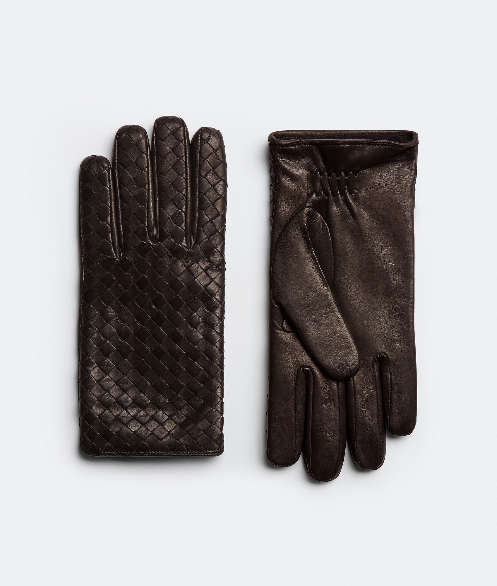 Intrecciato Leather Gloves - 1