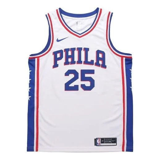 Nike NBA Sports Quick Dry Basketball Vest SW Fan Edition 2020 Season Philadelphia 76ers Simmons 2 No - 1