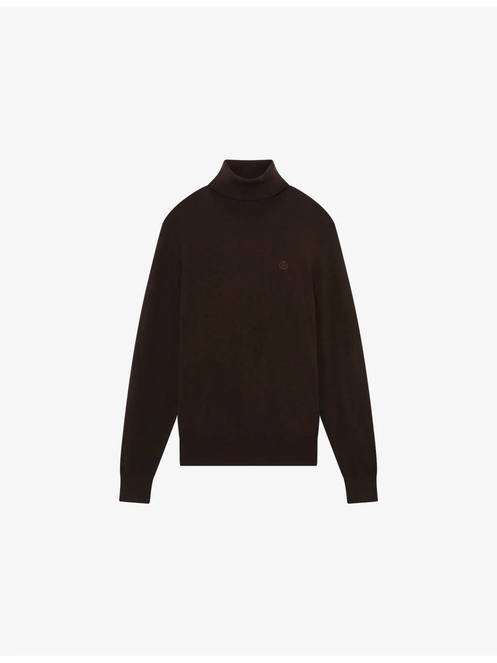 Turtle-Neck Wool Knitted Jumper - 1