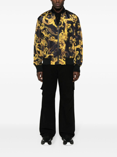 VERSACE JEANS COUTURE Barocco-print reversible jacket outlook
