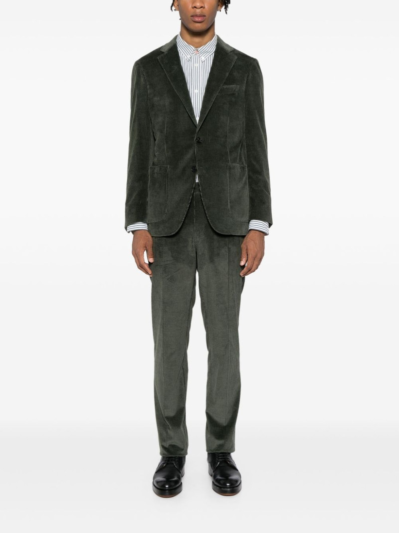 Canali corduroy single-breasted suit outlook