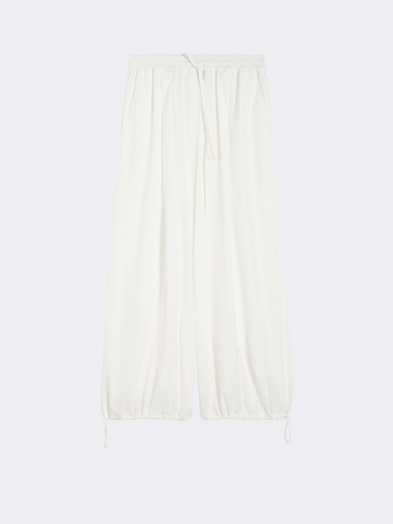 WKIBELLICO Cotton baggy trousers - IVORY 1