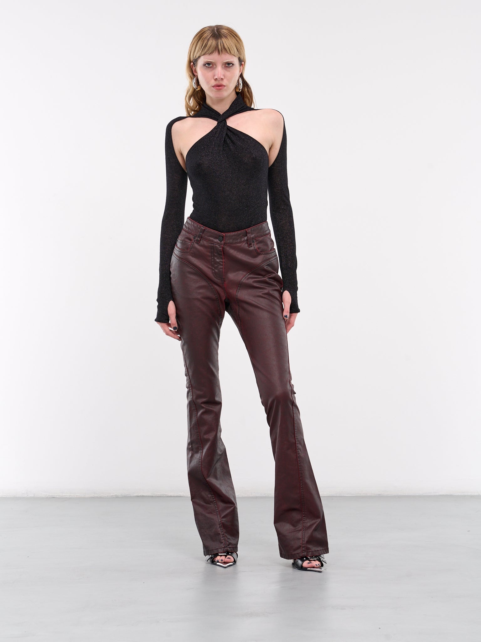 Vampire Waxed Denim Trousers - 6
