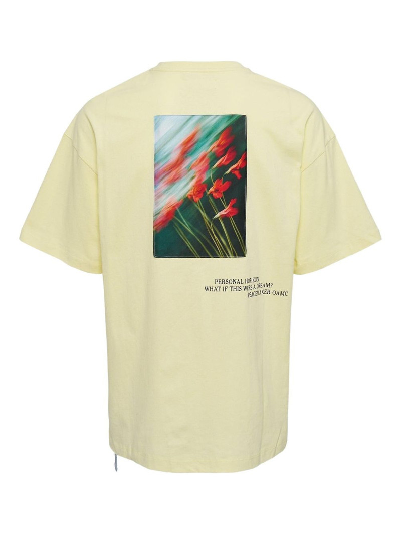 OAMC flower-print T-shirt outlook