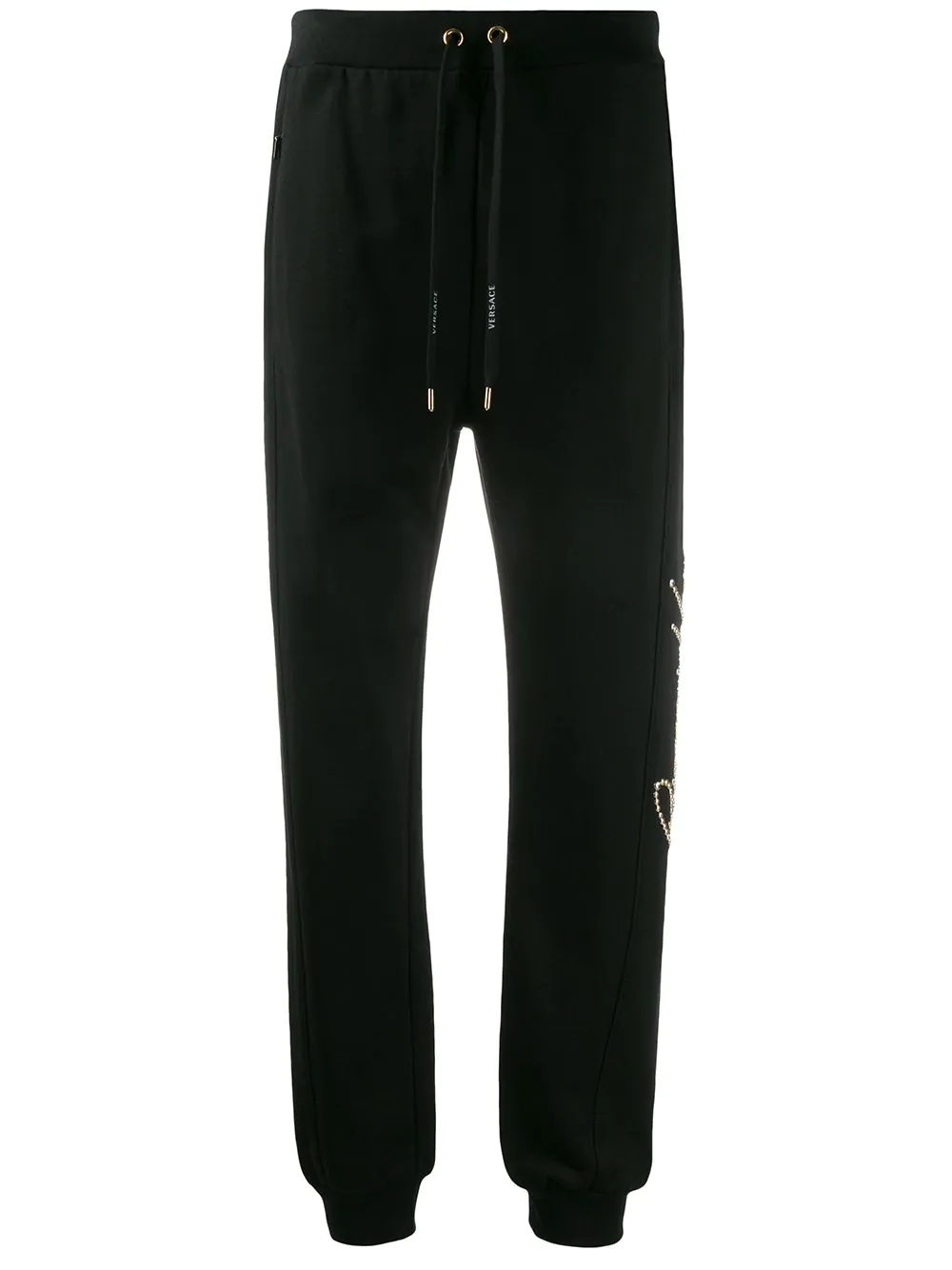 studded Gianni Versace track pants - 1