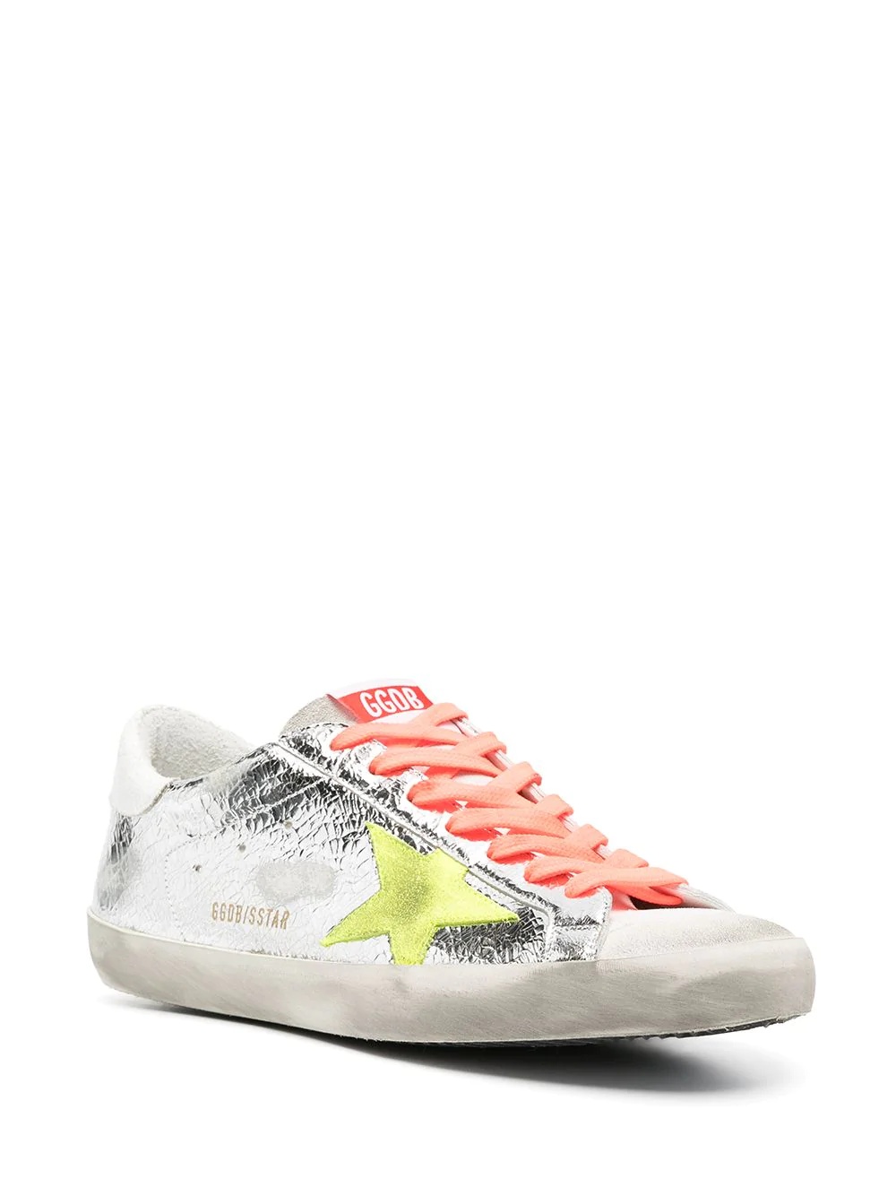 logo-patch distressed-effect sneakers - 2