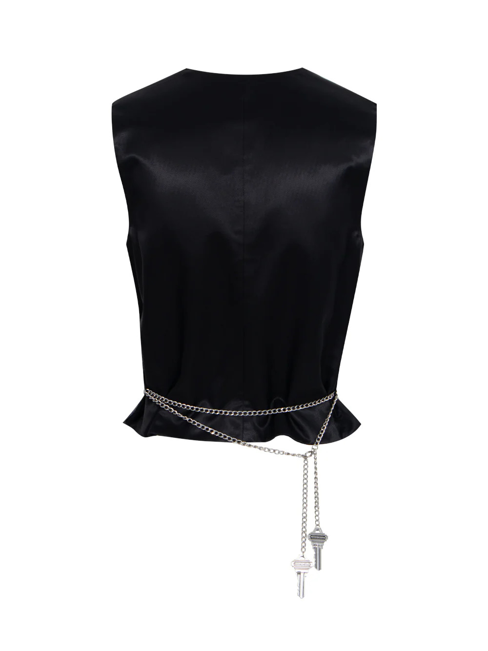 Tailored Vest With Chain - 2