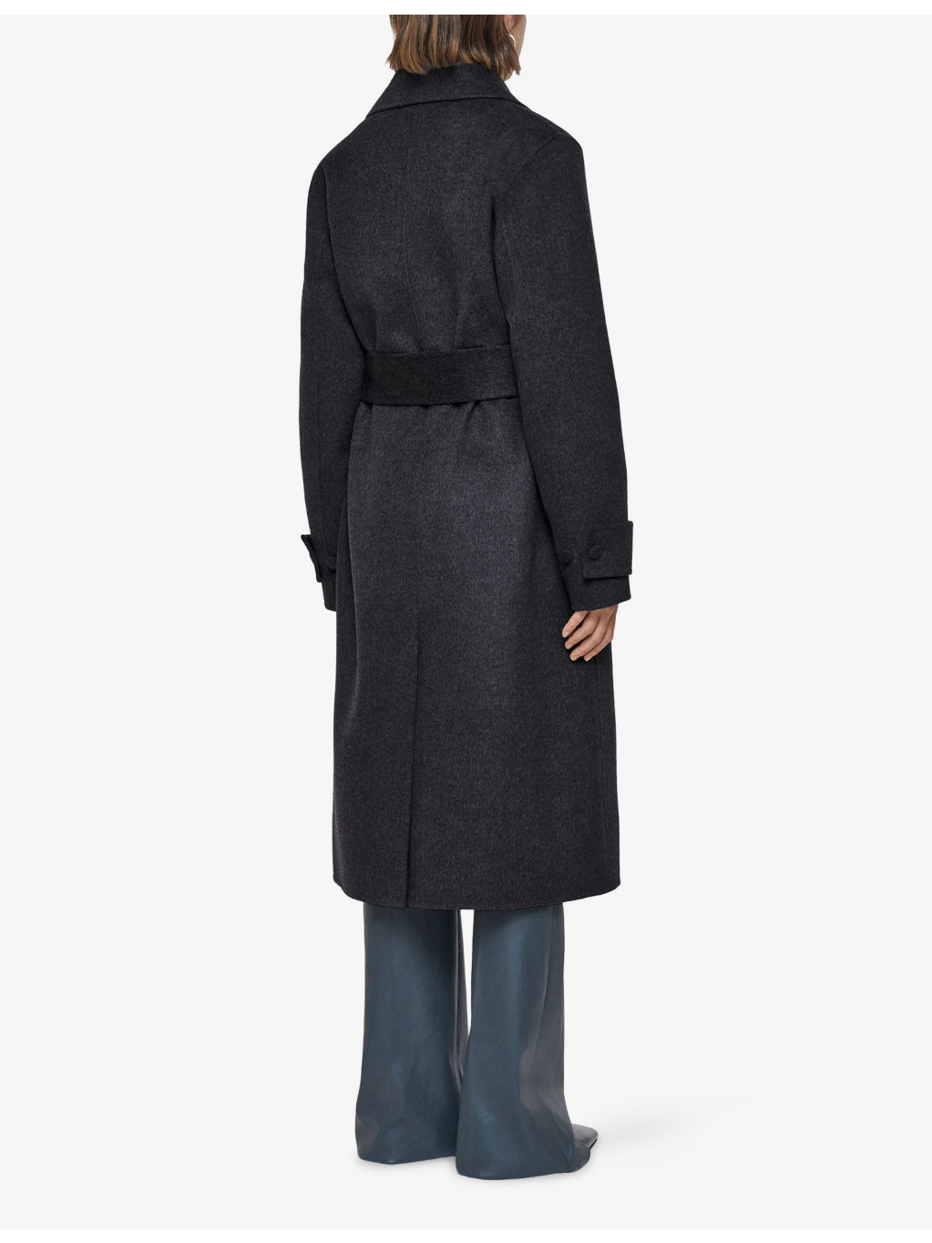 Arline Double-Face Wool and Cashmere-Blend Coat - 3