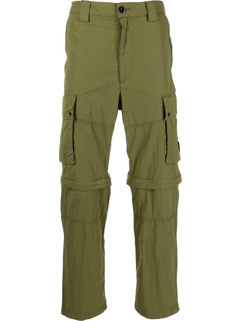 adjustable-length cargo trousers - 1