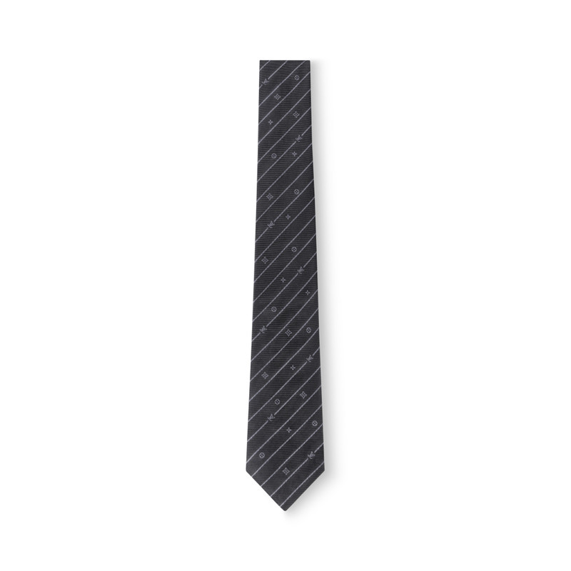 Monogram Pinstripes Tie 1