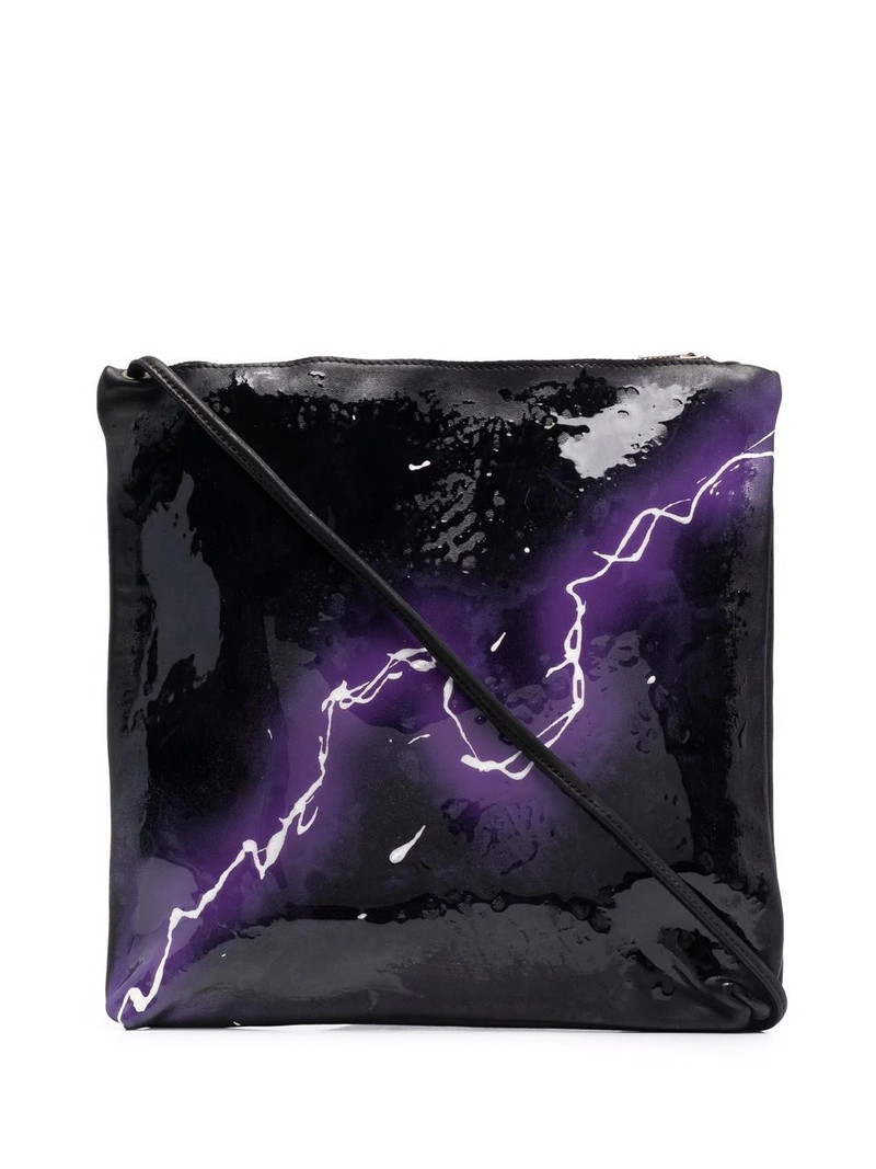 thunder-print shoulder bag 1