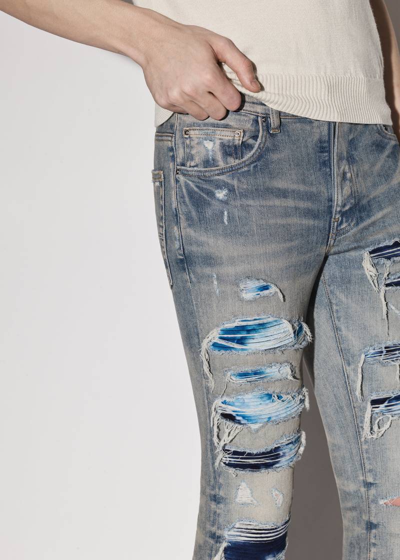 TIE DYE BANDANA THRASHER JEAN 3