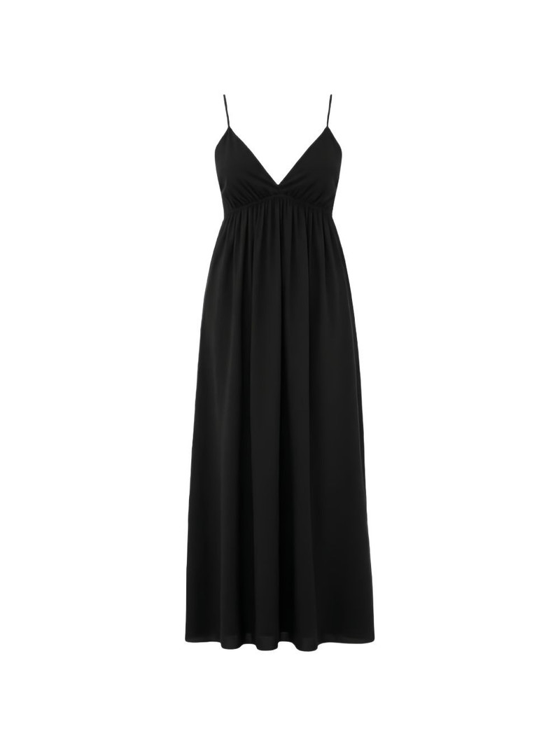 V-neck midi dress 1