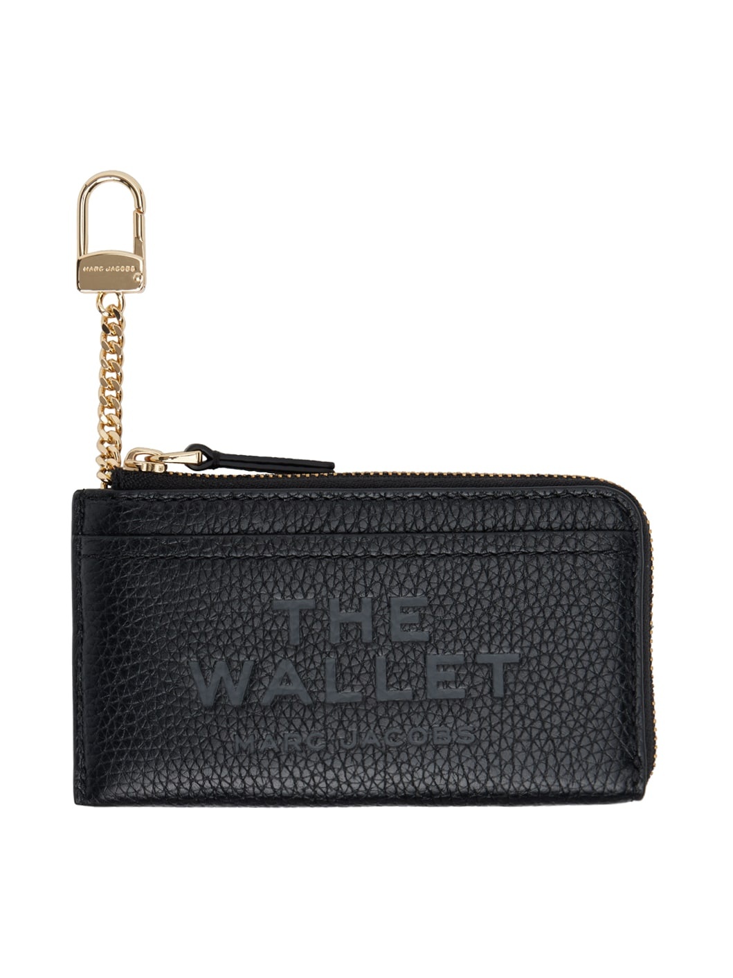 Black 'The Leather Top Zip Multi' Wallet - 1