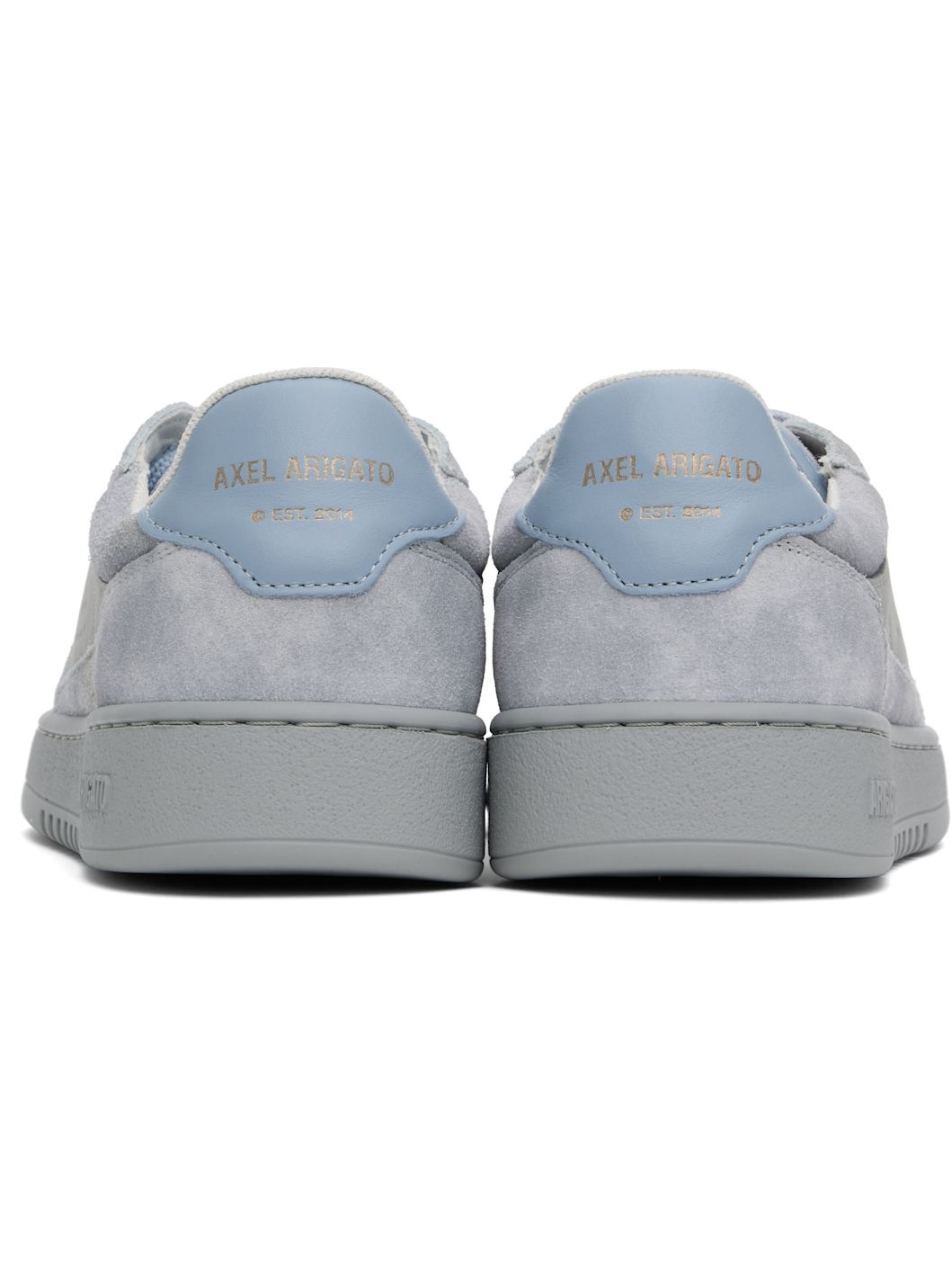 Gray & Blue Dice Lo Sneakers - 2