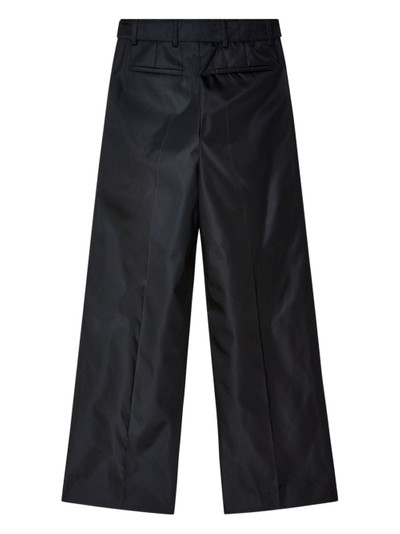 Prada belted straight-leg trousers outlook