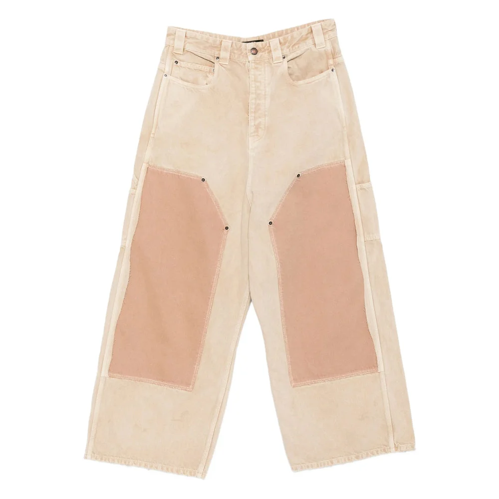 Balenciaga Neutrals Trousers - Wide-Leg Trousers Men - 1