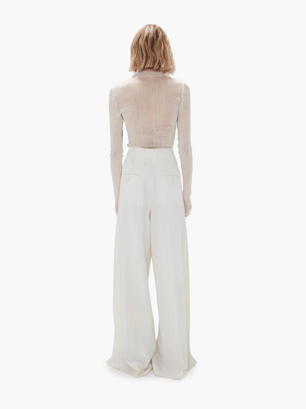 JWアンダーソン★SHEER PLEATEDPRINT UNDERPINNING JW Anderson SHEER PLEATED PRINT UNDERPINNING | REVERSIBLE