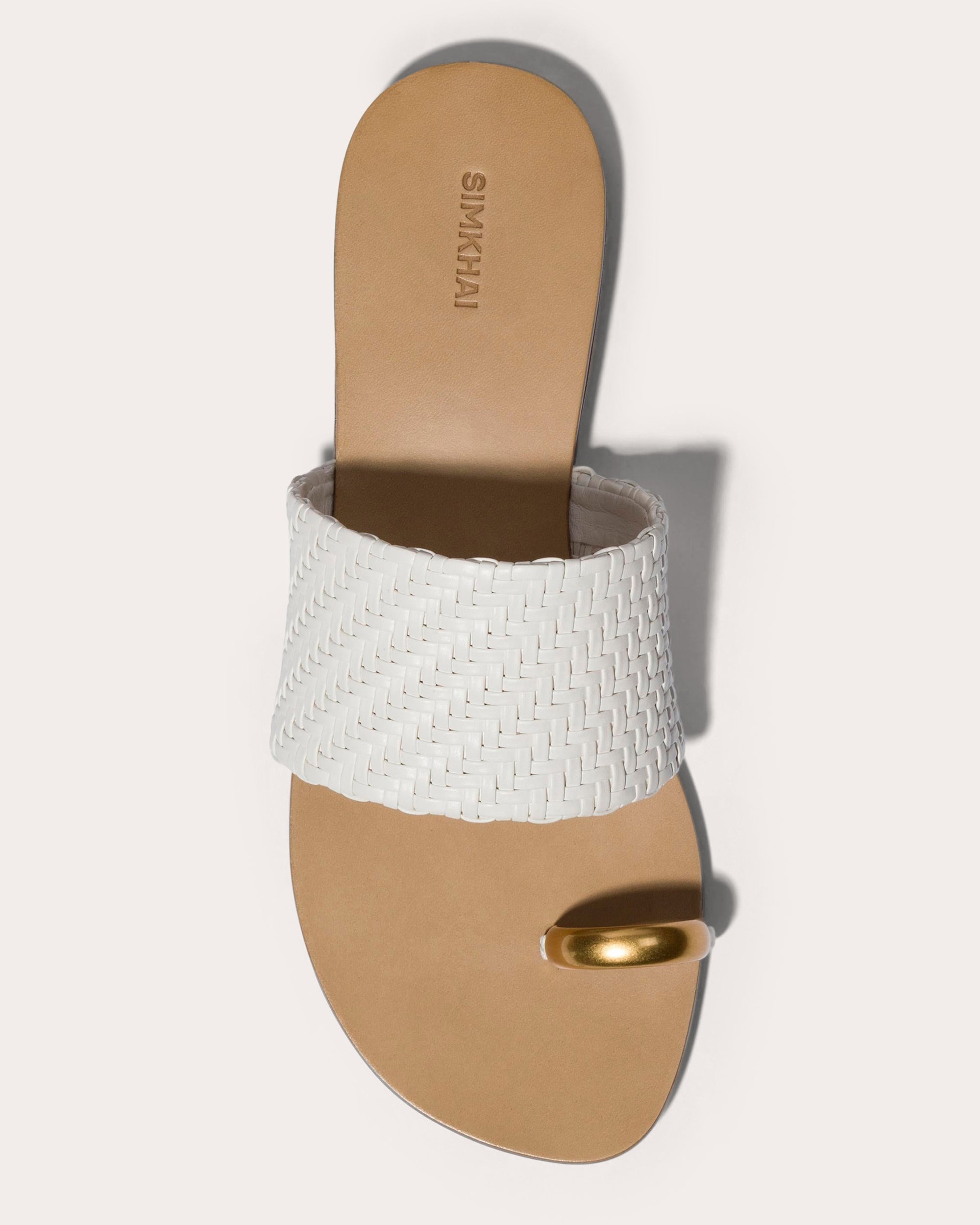 Ariana Woven Faux-Leather Sandal - 4