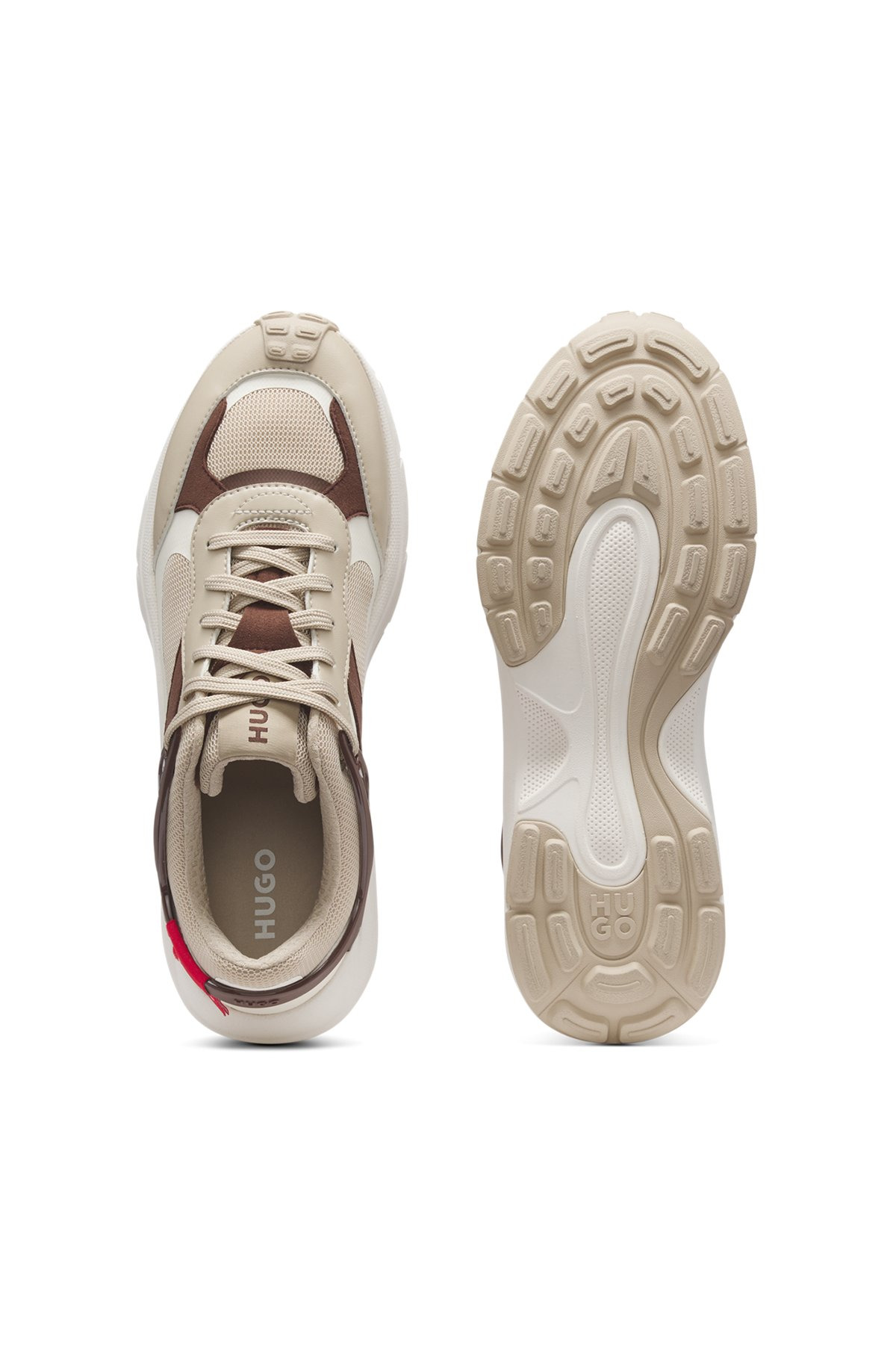 LOGO-BACKTAB TRAINERS WITH MESH DETAILS - 5