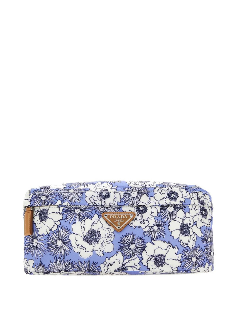 Prada floral-print belt bag outlook