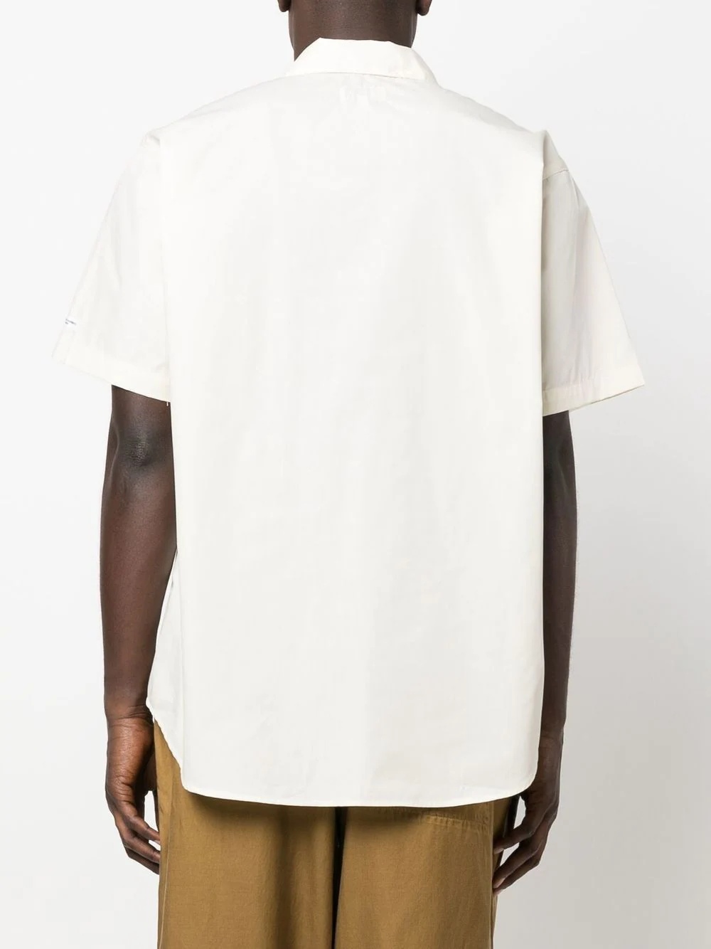 half-zip cotton-blend shirt - 4