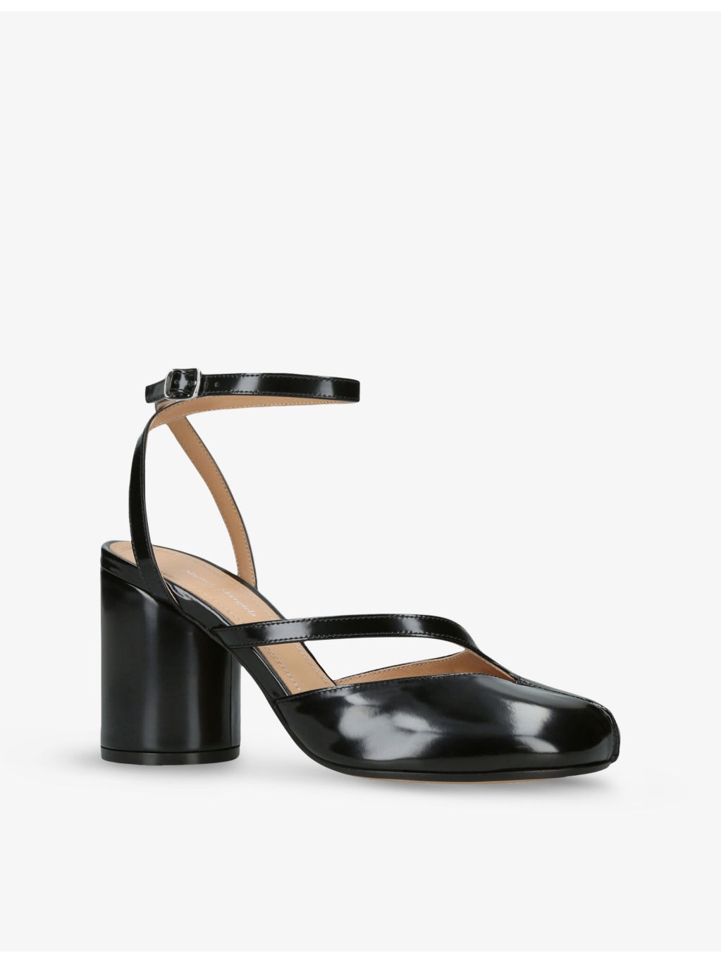 Tabi Split-Toe Heeled Leather Courts - 3